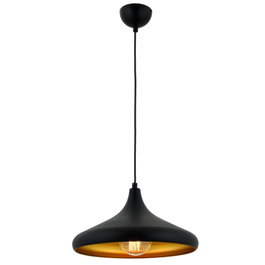 Opviq Lámpara de Araña AV-4106-M8-BSY-36 en Metal Negro